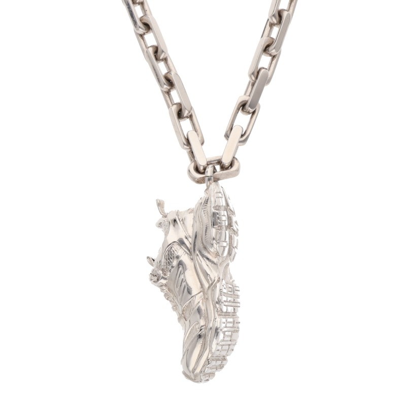 楽天市場】BALENCIAGA(バレンシアガ) Typo Metal ロゴネックレス