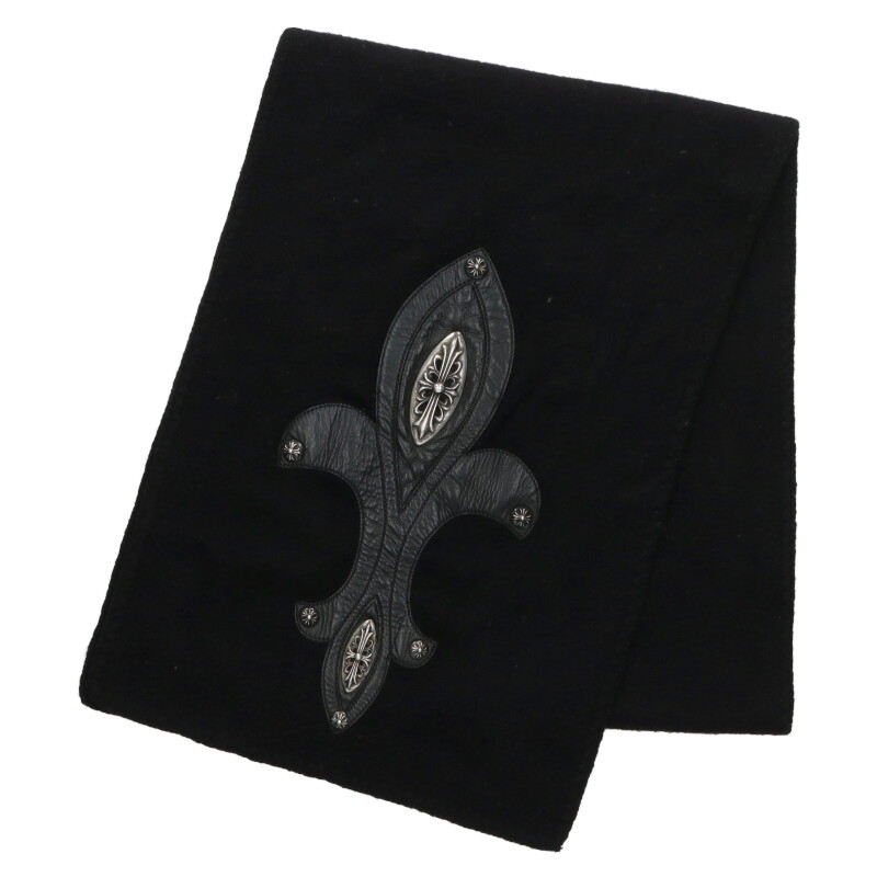 楽天市場】CHROME HEARTS MUFFLER クロムハーツ マフラー ブラック