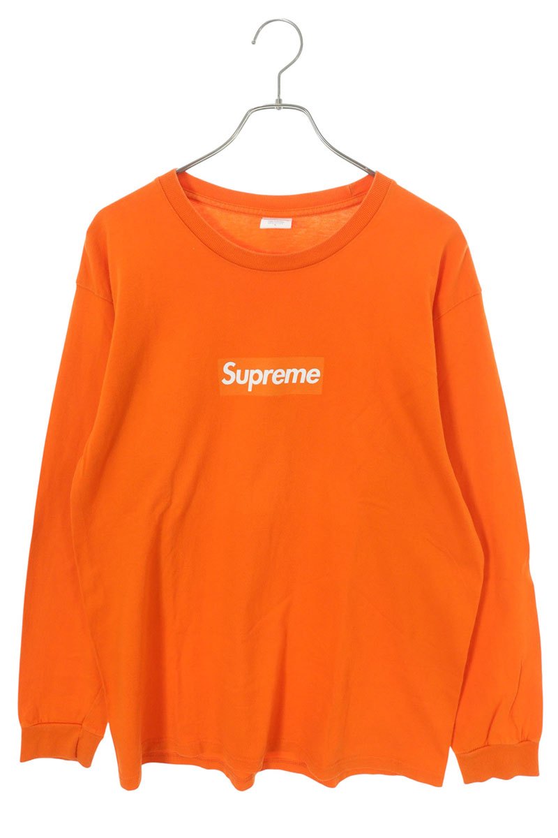 SUPREME (シュプリーム) 20AW ボックスロゴ ロンT 長袖 オレンジ