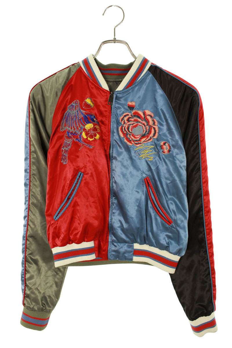 ディーゼル G-ABSOL-M リバーシブル スカジャン ベロア ｓ相当 緑 ディーゼル G-ABSOL-M リバーシブル スカジャン ベロア s相当 緑