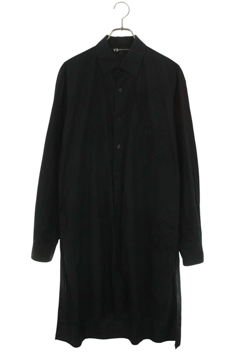楽天市場】Y-3 ワイスリー シャツ 爆走黒鴉 刺繍 コットン ロング
