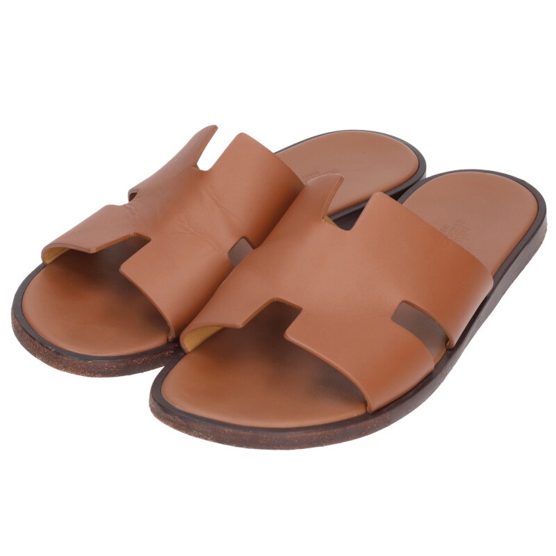 楽天市場】HERMES エルメス サンダル イズミール メンズ44 ホワイト