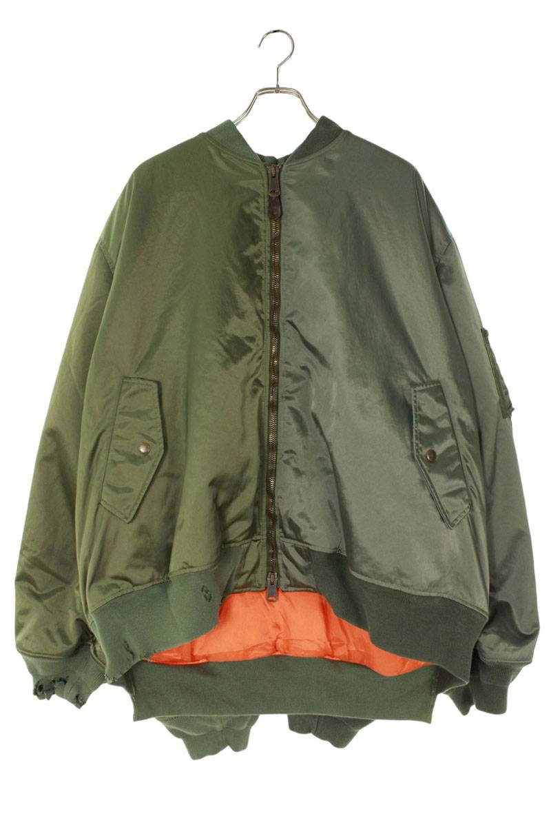 BALENCIAGA バレンシアガ　オリーブグリーン ダブルブレストコート BALENCIAGA バレンシアガ オリーブグリーン ダブルブレスト