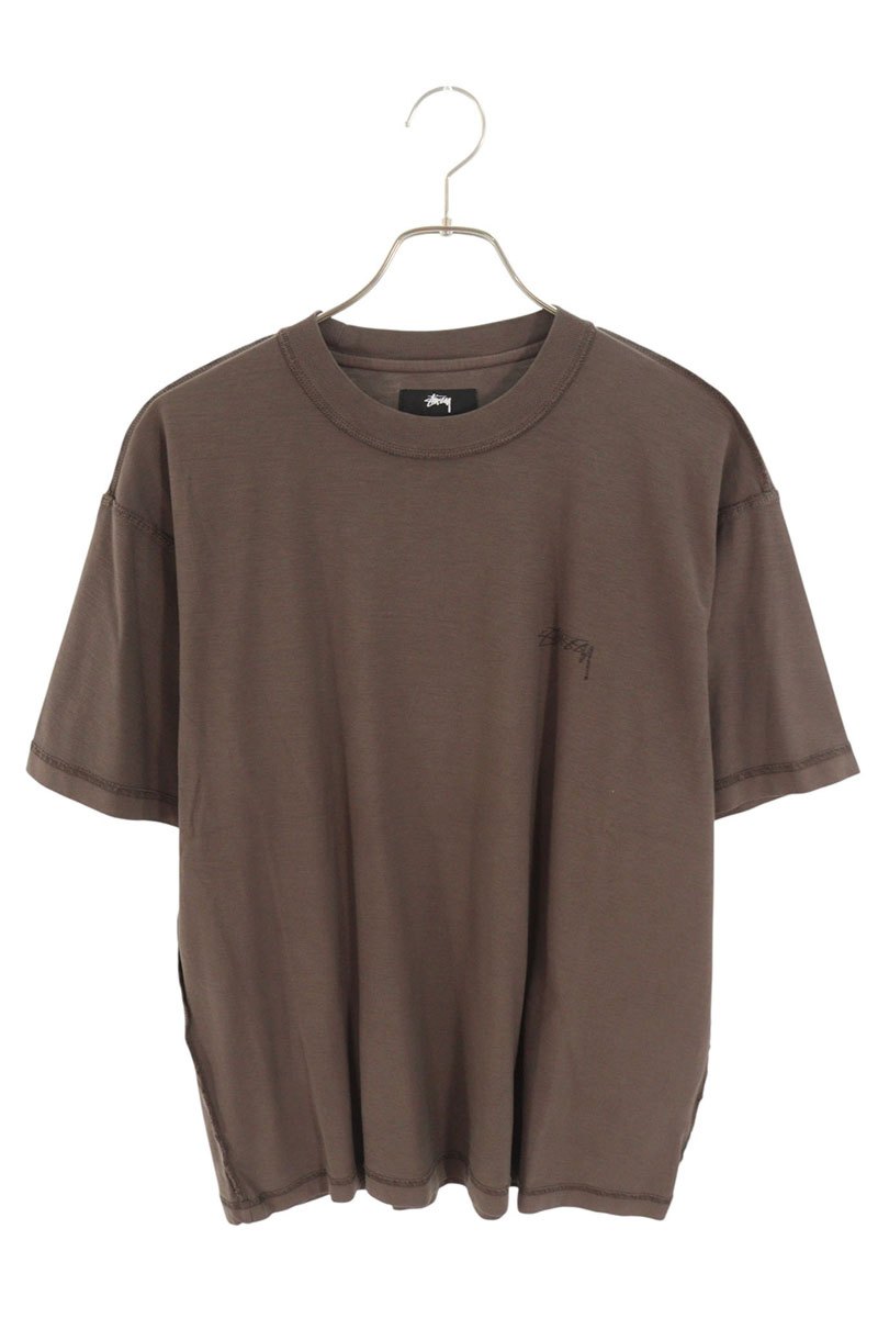 ステューシー STUSSY　 サイズ:S LAZY SS TEE 1140283 インサイドアウトTシャツ(チャコールグレー)【101152】【BS99】【メンズ】【中古】bb380#rinkan*A