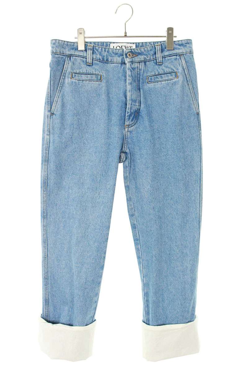 楽天市場】【ロエベ】Loewe フィッシャーマン デニム パンツ ブルー 36