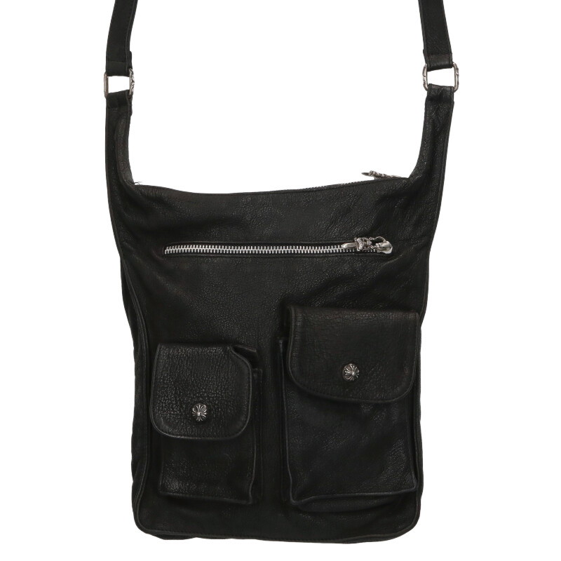 値下げしました　CHROME HEARTS F-SLINGER ショルダーバッグ クロムハーツ/ショルダーバッグ/F スリンガー/黒/レザーの買取実績