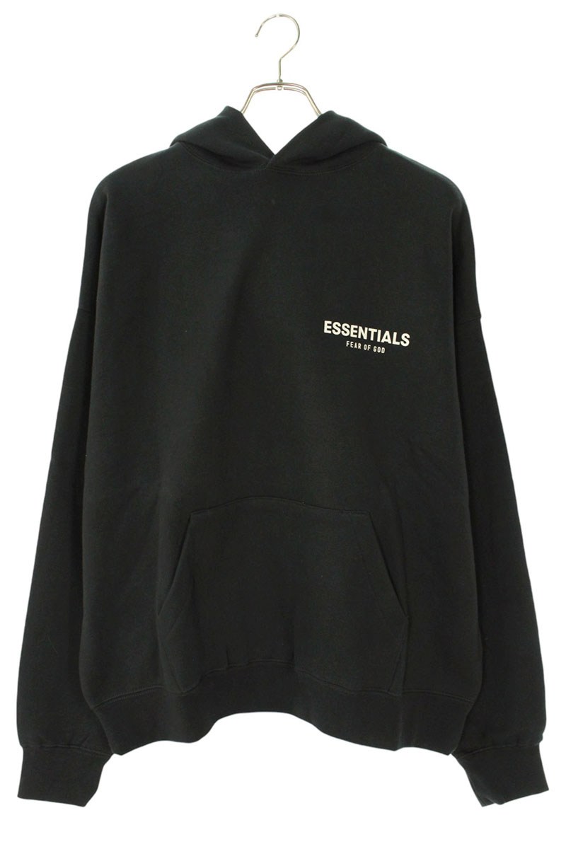 フォグ FOG サイズ:S ESSENTIALS バックフォトプリントプルオーバーパーカー(ブラック)【820152】【BS55】【メンズ】【中古】bb384#rinkan*A|RINKAN