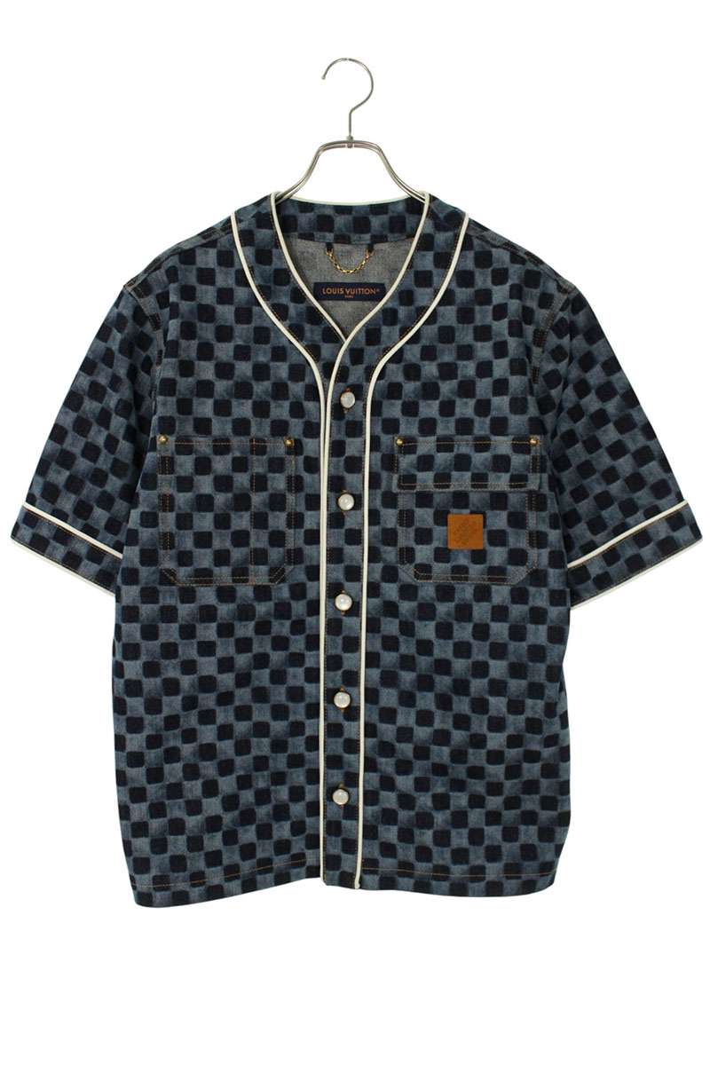楽天市場】LOUIS VUITTON 2020AW LV Leaf Denim Baseball Shirt 1A7XFN