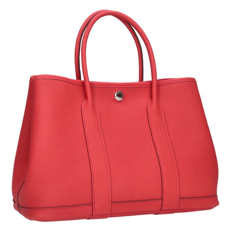 エルメス HERMES 大きさ:TPM  庭園寄り合いTPM W目じるし ブーゲンビリアレザーハンドバッグ(さくら色)【820152】【GZ14】【小物】【中古】bb205#rinkan*A