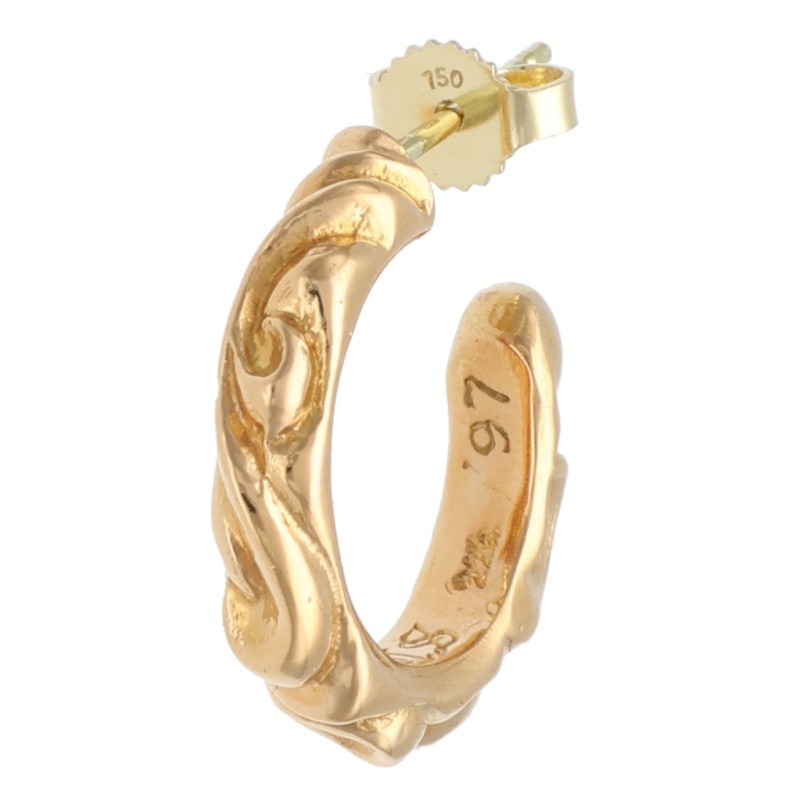 楽天市場】クロムハーツ Chrome Hearts 22K HOOP TFP TINY タイニー