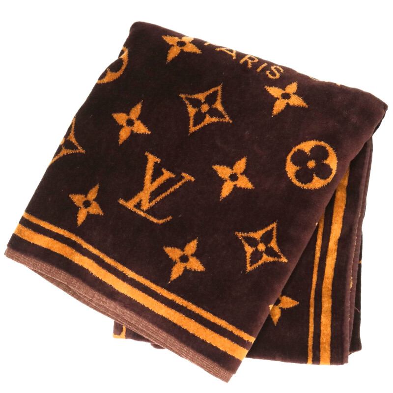 ⭐️良品⭐️ ルイヴィトン 大判 ビーチタオル バスタオル ブランケット ⭐️良品⭐️ ルイヴィトン 大判 ビーチタオル バスタオル