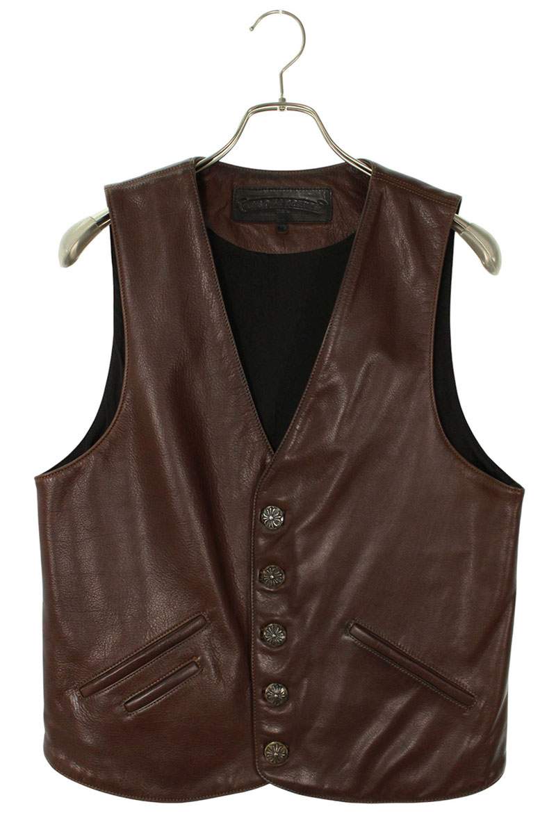 楽天市場】CHROME HEARTS 銀座店 クロムハーツ STIFF レザー ベスト