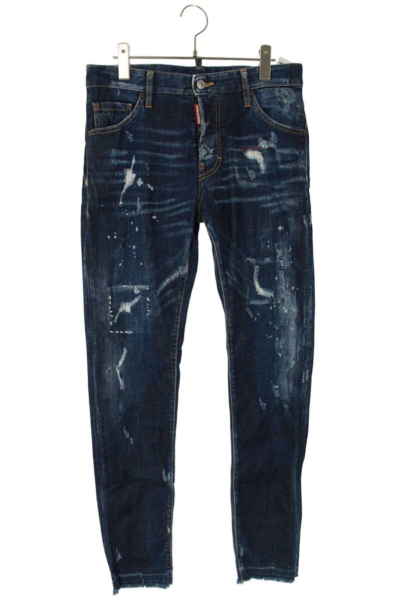 ディースクエアード サイズ:42  21SS  S79LA0028 ダメージ加工デニムパンツ 中古 BS99 楽天市場】ディースクエアード DSQUARED2 サイズ:42 21SS S79LA0028