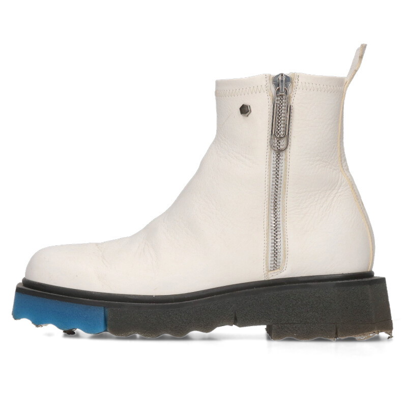 楽天市場】OFF-WHITE オフホワイト メンズ ブーツ SPONGE SOLE LEATHER