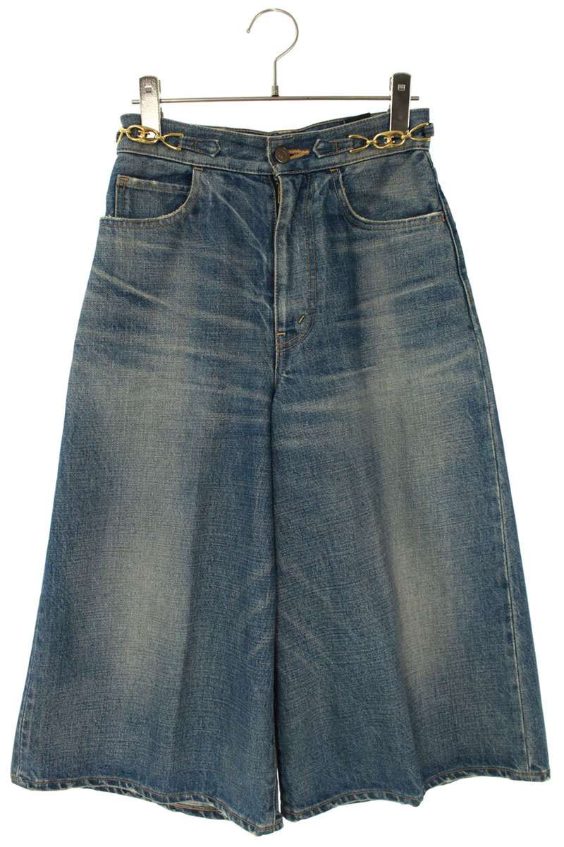 セリーヌ CELINE トリオンフ デニムキュロットスカート 楽天市場】【セリーヌ】Celine トリオンフ シグネチャー キュロット