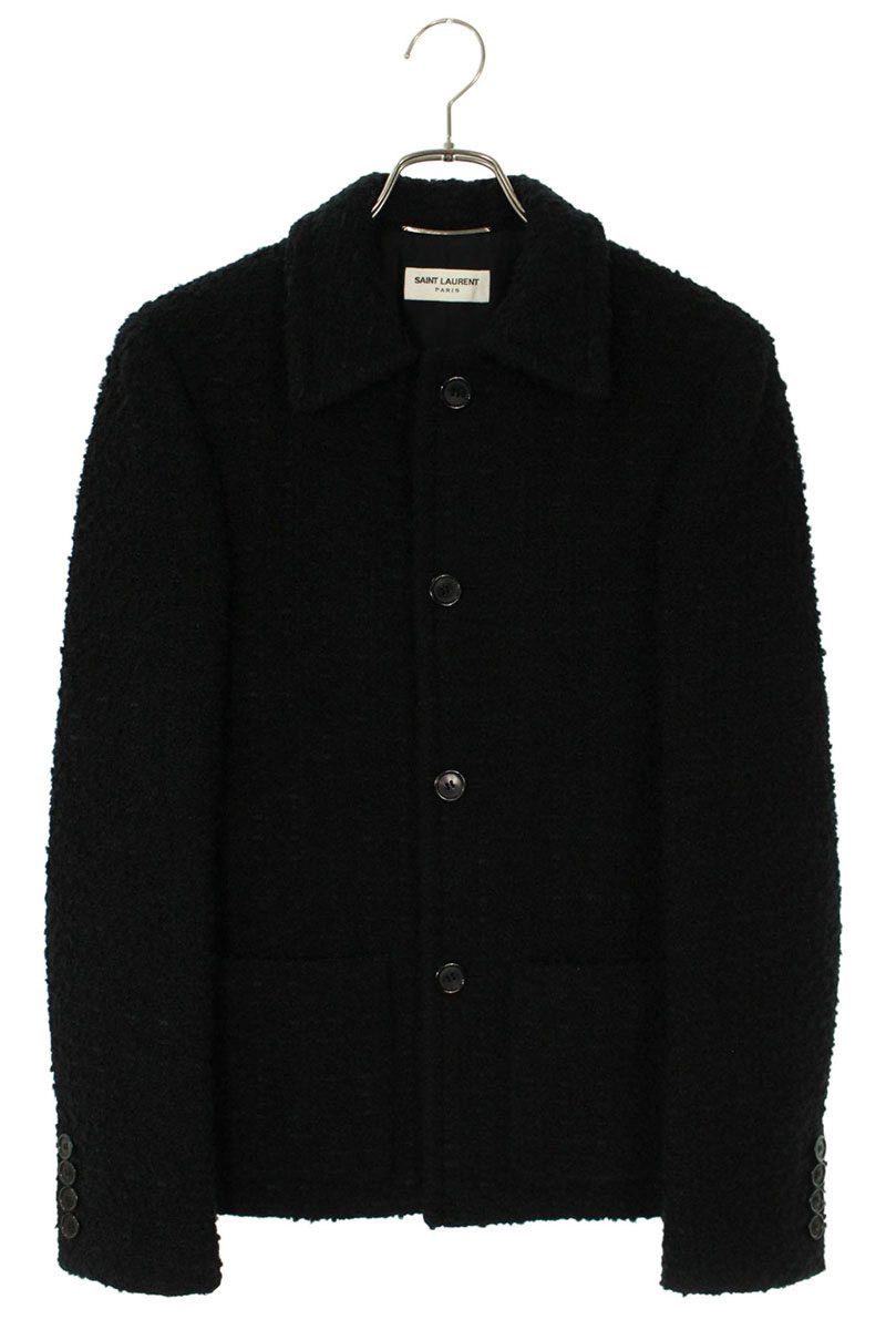 ジャケット・アウター SAINT LAURENT tweed jacket size F38 楽天市場】【サンローラン】SAINT LAURENT 22年 ブークレツイード ラブ