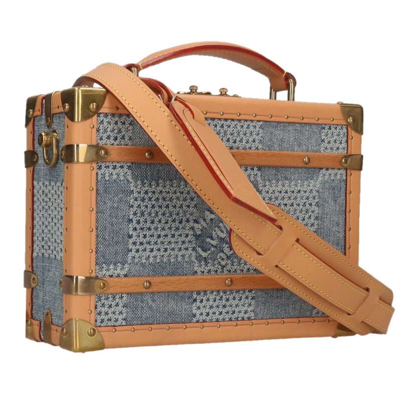 ルイヴィトン LOUISVUITTON   手持ち部分・ブート N40626 ダミエデニムショルダーバッグ(インディゴ調)【101152】【SB01】【小物】【中古】bb380#rinkan*A