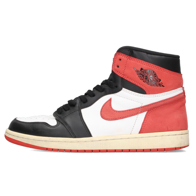 ナイキ NIKE　サイズ:28.5cm AIR JORDAN 1 RETRO HIGH OG TRACK RED 555088-112 エアジョーダン1レトロハイオージートラックレッドスニーカー(ブラック&times;レッド調)【701152】【BS99】【メンズ】【小物】【中古】bb379#rinkan*C｜RINKAN
