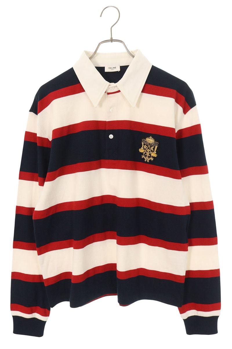 楽天市場】【美品】CELINE セリーヌ ポロシャツ 長袖 2ADC7276W ニット