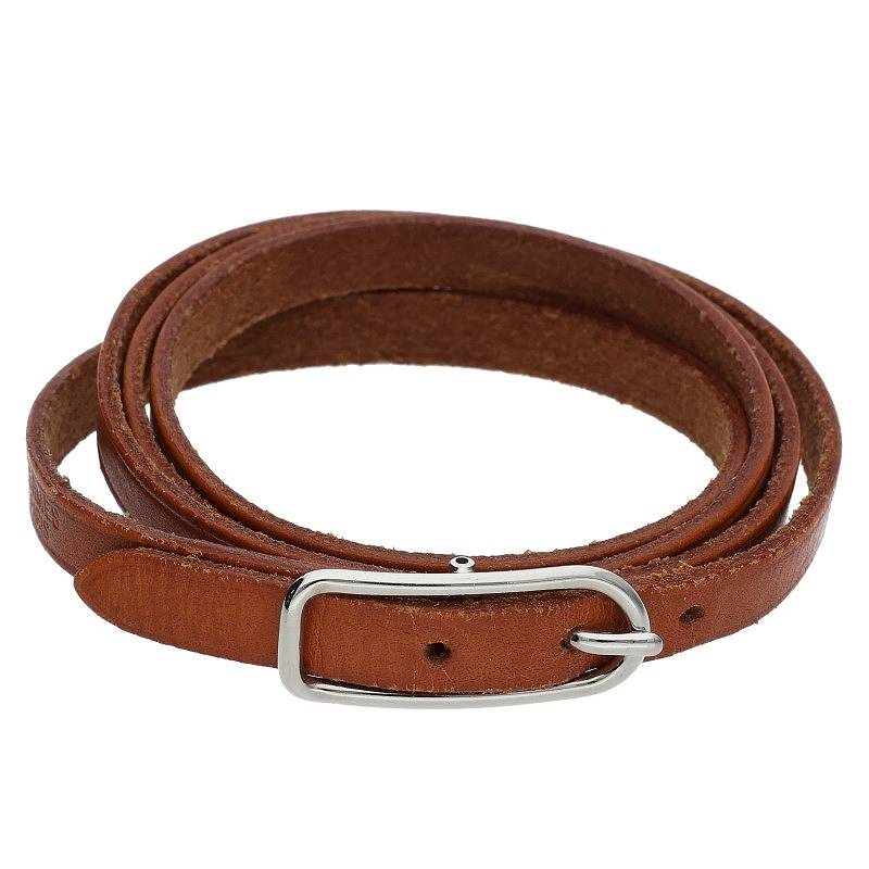 楽天市場】HERMES エルメス アピ3 レザー ブレスレット シルバー金具