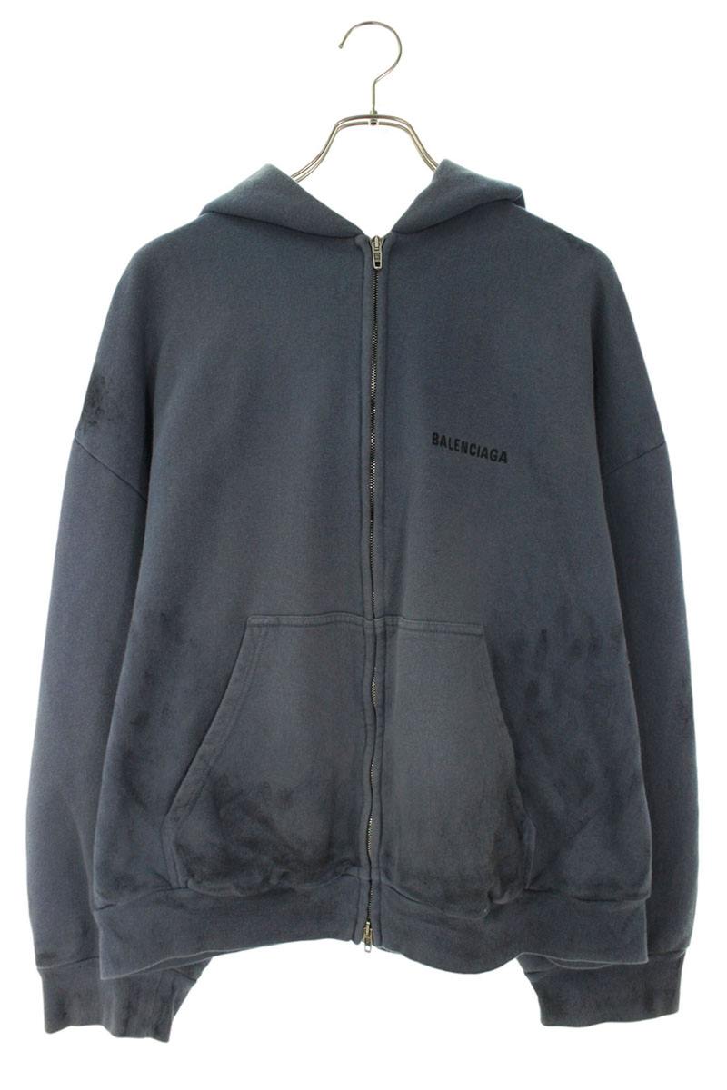楽天市場】バレンシアガ BALENCIAGA サイズ:S Soccer Paris Zip-Hoodie