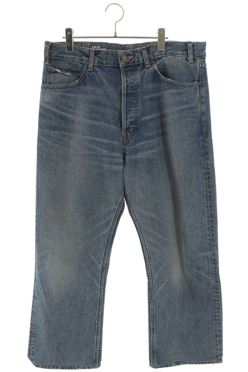 セリーヌ CELINE　 サイズ:34インチ N574 930F 07UW ストレートデニムパンツ(インディゴ)【801152】【BS99】【メンズ】【中古】bb377#rinkan*B