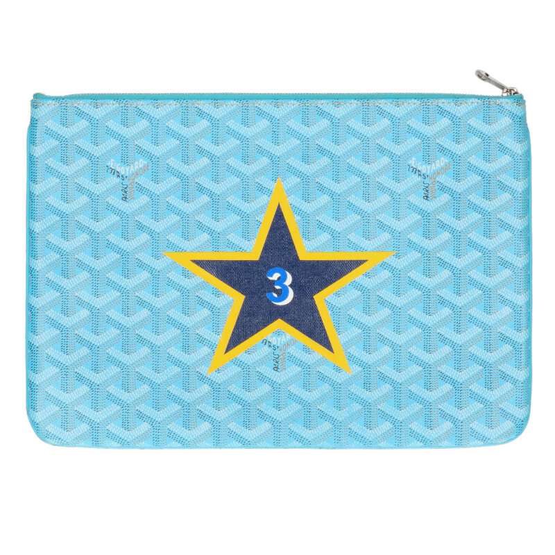 ゴヤール GOYARD　 サイズ:MM セナMM PVCレザークラッチバッグ(ブルー)【801152】【SB01】【小物】【中古】bb297#rinkan*B