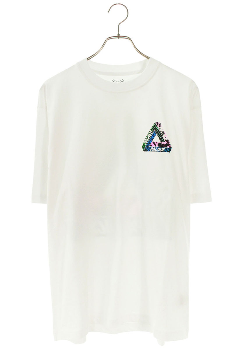 九重の天 Palace 大きさ:M  Jungle Dream T-Shirt ジャングルドリームアニマル柄ロゴタイププルオーバー(白いこと×マルチ)【914062】【SB01】【メンズ】【中古】bb295#rinkan*A