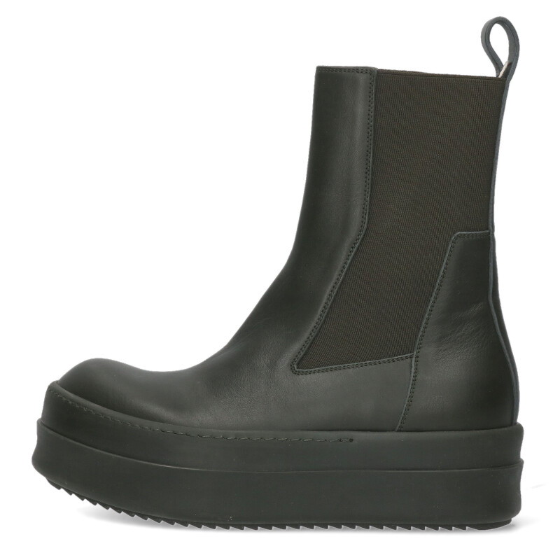 リックオウエンス Rick Owens 大いさ:41  RP02D3850 LCO MEGA BUMPER BEATLE メガバンパーサイドゴアブーツ(まっ黒い緑であること)【011152】【SB01】【メンズ】【小物】【中古】bb459#rinkan*S メンズ靴-ブーツ