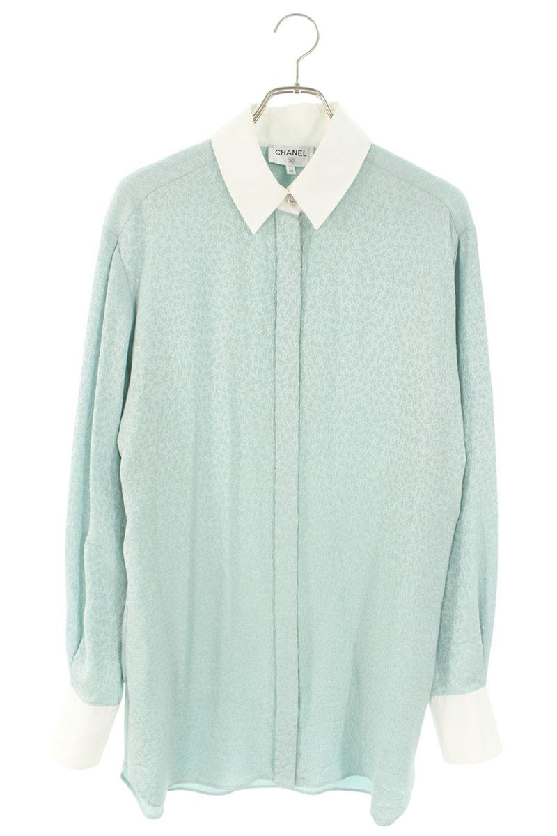 CHANEL ベージュ シルクシャツ 36 CHANEL アイボリー シルクシャツ 36 - メルカリ
