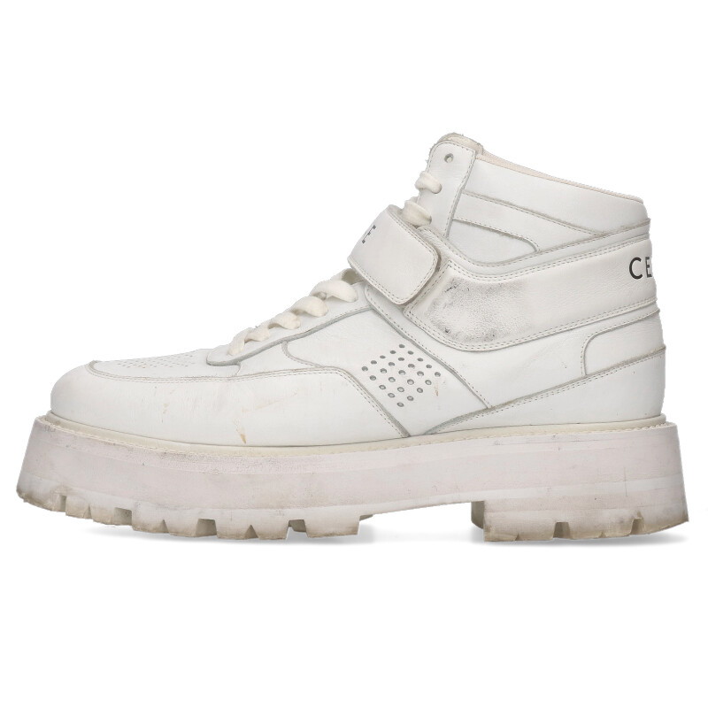 セリーヌ サイズ:40 トリオンフレザーハイカットスニーカー 中古 BS99 楽天市場】【セリーヌ】Celine TRIOMPHE トリオンフ レザー ハイカット