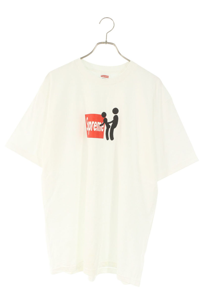 シュプリーム SUPREME 大きさ:L  25AW  Stick Tee 突っ支い棒プルオーバー(白いこと)【924062】【OM10】【メンズ】【中古】bb51#rinkan*B