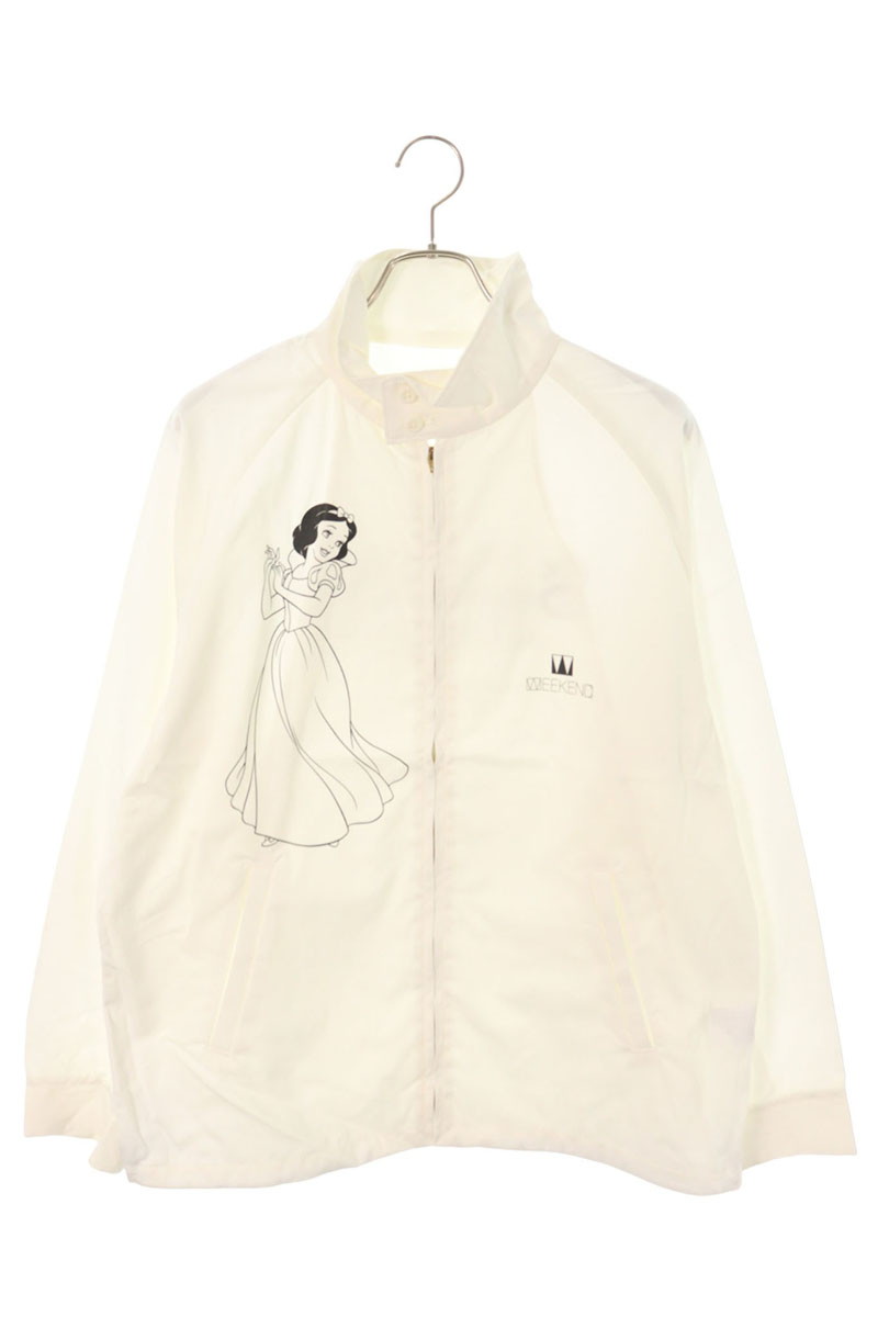 シークエル SEQUEL　 サイズ:XL 24AW WE-24AW-SWJK-01 WEEKEND SNOW WHITEプリントブルゾン(ホワイト)【611152】【BS99】【メンズ】【中古】bb18#rinkan*S