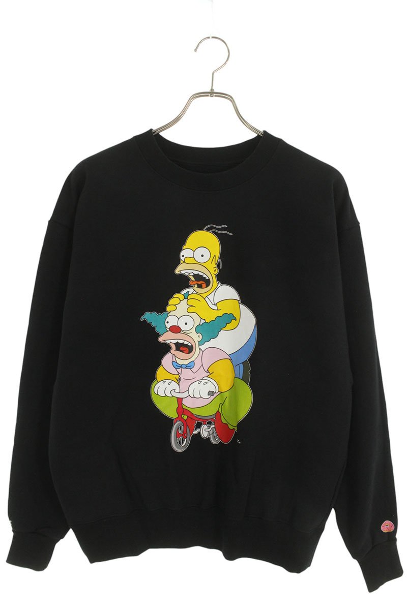 シークエル SEQUEL 大きさ:S  24AW  SQ-24AW-TSCS-01 Simpsonsプリントスウェット(黒いこと)【021152】【BS99】【メンズ】【中古】bb18#rinkan*S