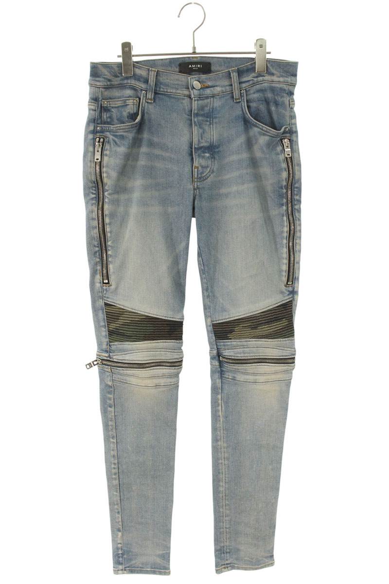 楽天市場】アミリ AMIRI サイズ:30インチ Leather Thrasher Jean
