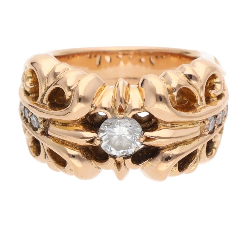 CHROMEHEARTS K&TリングPAVEダイヤ CHROME HEARTS（クロムハーツ） K&T リング ダイヤモンド 19号