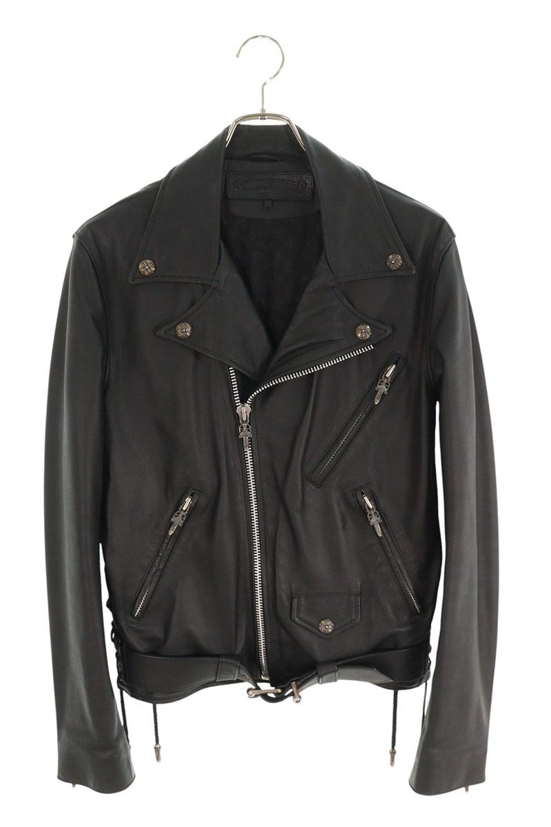 CHROME HEARTS クロムハーツ GABBA ライダース ジャケット M CHROME HEARTS クロムハーツ レザージャケット GABBA | chromehearts