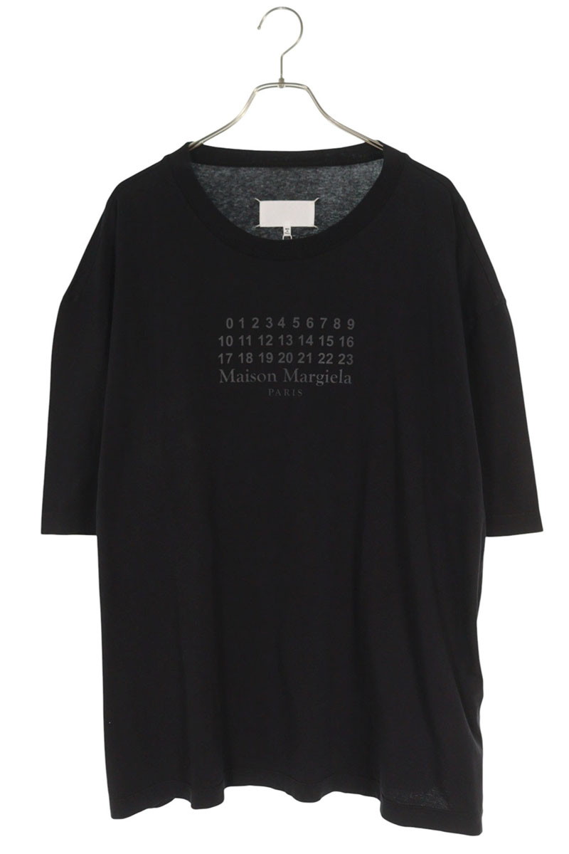メゾンマルジェラ Maison Margiela　 サイズ:M 25AW S67GC0042 カレンダーロゴプリントTシャツ(ブラック調)【021152】【SB01】【メンズ】【新古品】bb78#rinkan*N 44,330円