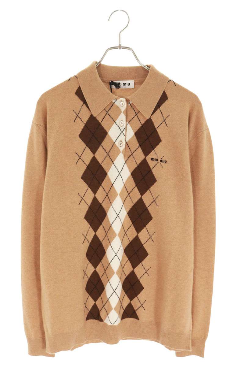 楽天市場】ミュウミュウ miumiu サイズ:40 MML881 バックロゴカシミヤ