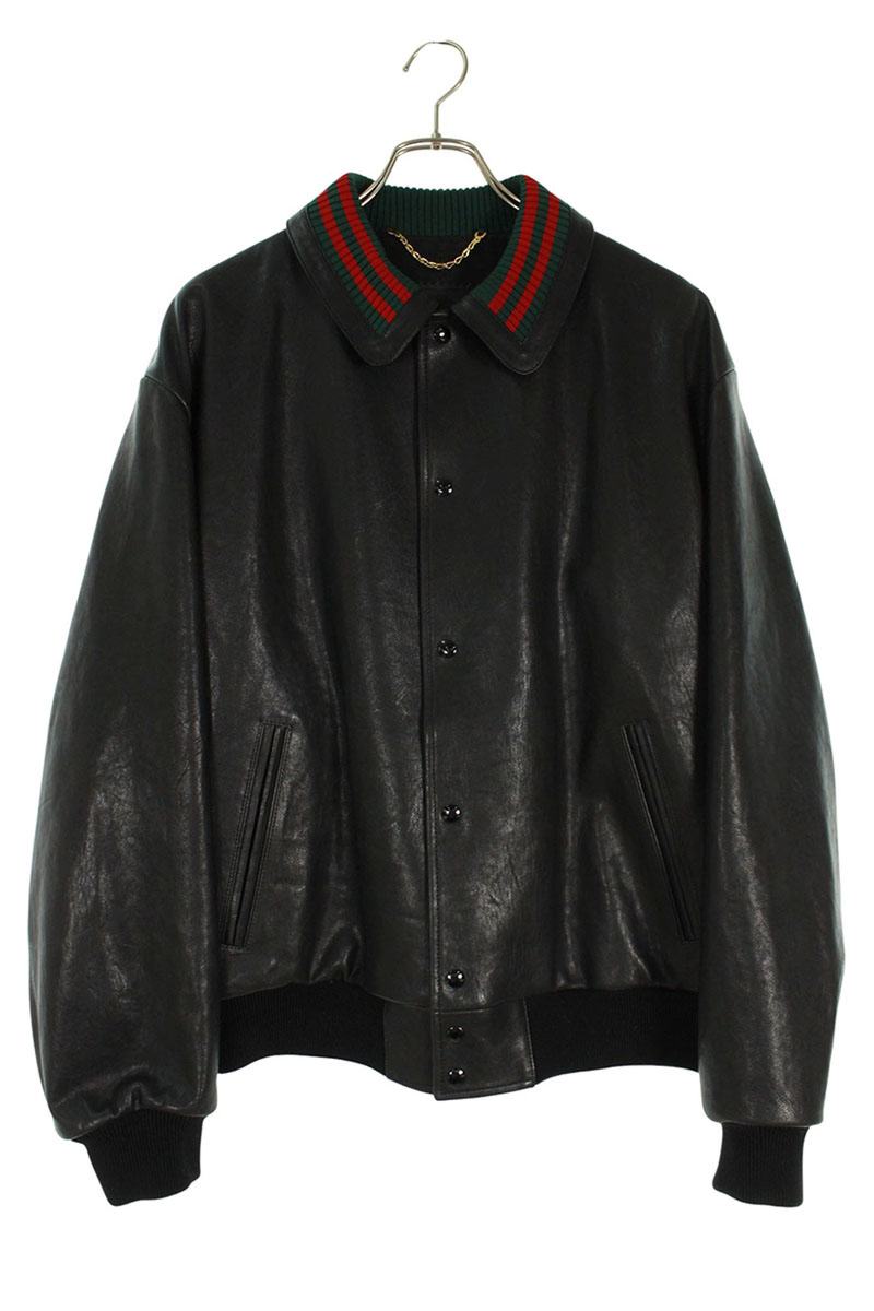 楽天市場】【中古】GUCCIトムフォード期 レザージャケット 308719