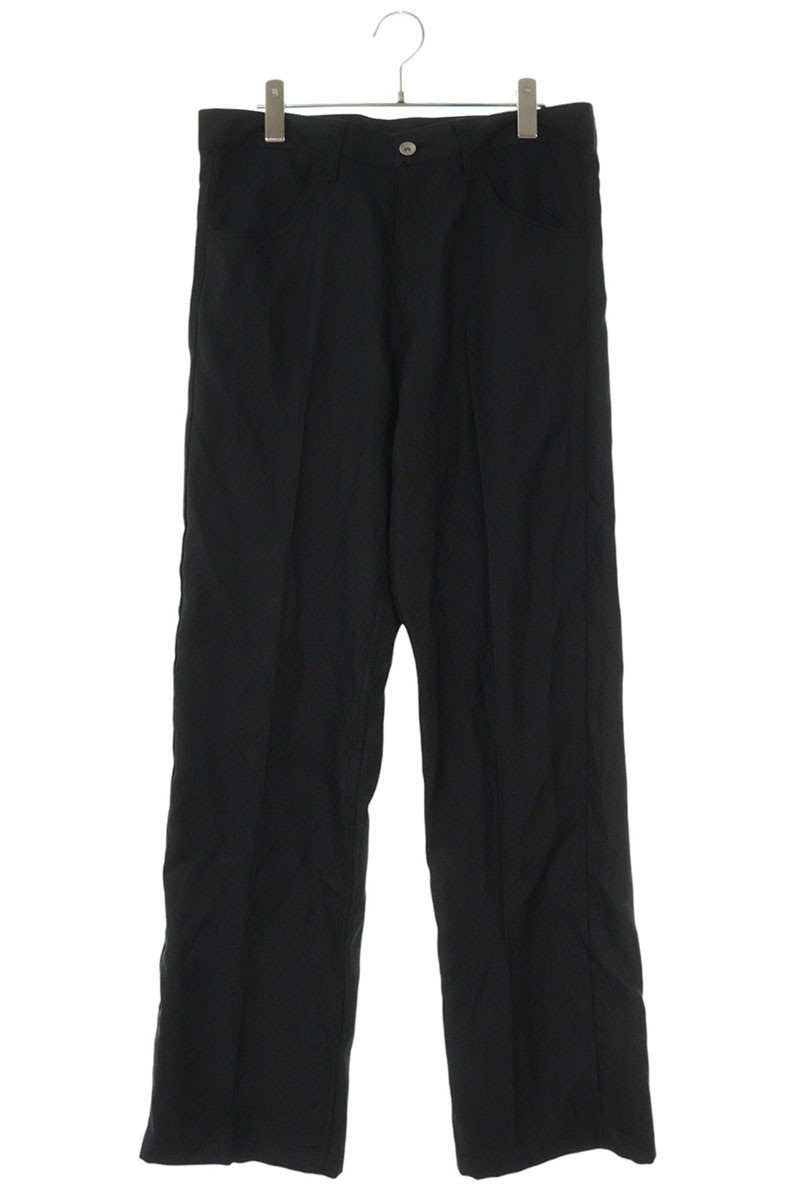 ダイリク DAIRIKU 大きさ:31in  Straight Pressed Pants 24SS P-3 ストレートプレスドロングパンツ(黒いこと)【321152】【BS99】【メンズ】【中古】bb463#rinkan*B