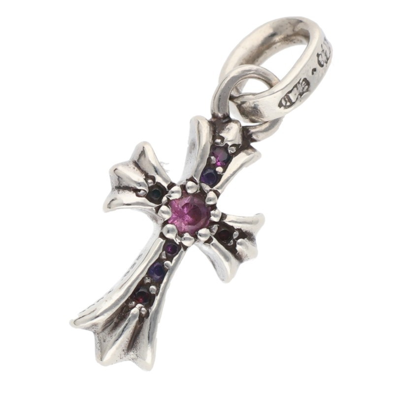 激レアChrome Heartsクロムハーツエンジェルメダルピンクサファイア