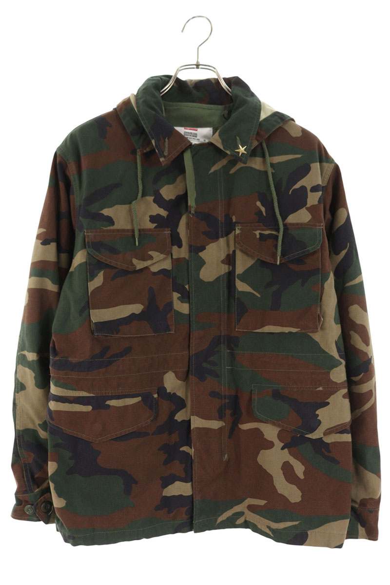 シュプリーム SUPREME　 サイズ:M 12AW Mark Gonzales M-51 Jacket カモ柄ジャケット(カーキ調)【721152】【OM10】【メンズ】【中古】bb177#rinkan*B