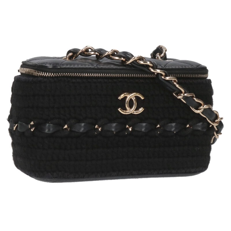 楽天市場】シャネル CHANEL ミニバニティ キルティングレザー