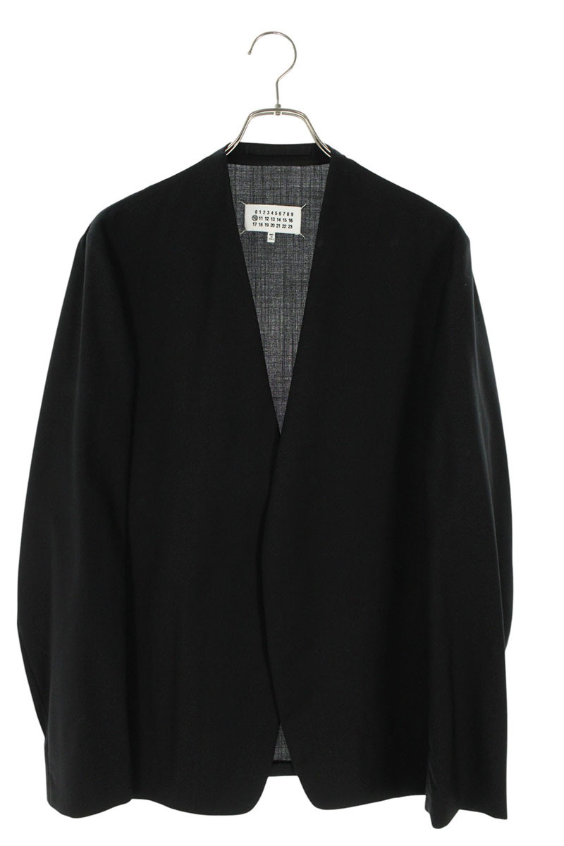 楽天市場】メゾンマルジェラ ノーカラージャケット/S50BN0318/44