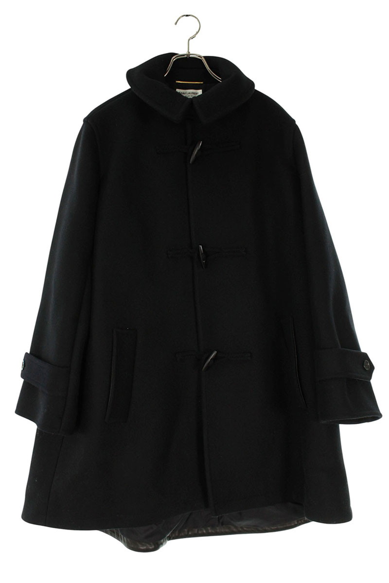 サンローランパリ SAINT LAURENT PARIS　 サイズ:F40 754338 Y080W ダッフルコート(ブラック)【102152】【BS99】【レディース】【中古】bb379#rinkan*B