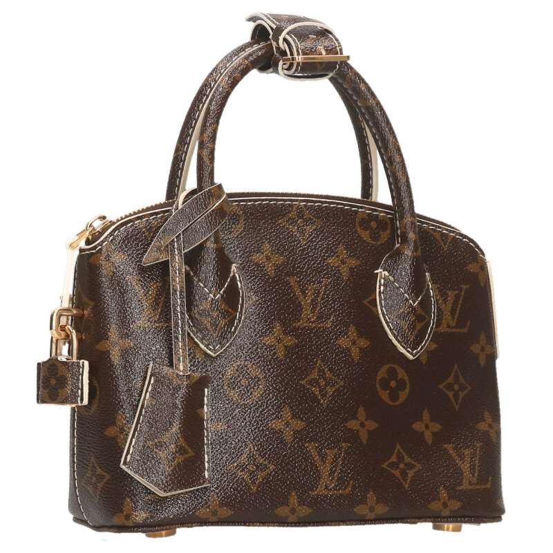 ルイヴィトン LOUISVUITTON   M40599 ロックイットBB モノグラムシャイニーPVCコーティングキャンバスハンドバッグ(ブラウン調)【102152】【SB01】【小物】【中古】bb14#rinkan*A