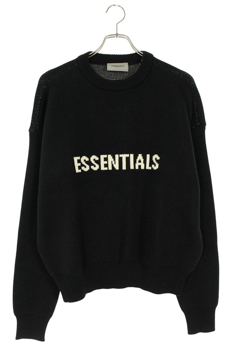 フォグ FOG　サイズ:XS ESSENTIALS フロントロゴニット(ブラック)【602152】【BS55】【メンズ】【中古】bb17#rinkan*S｜RINKAN