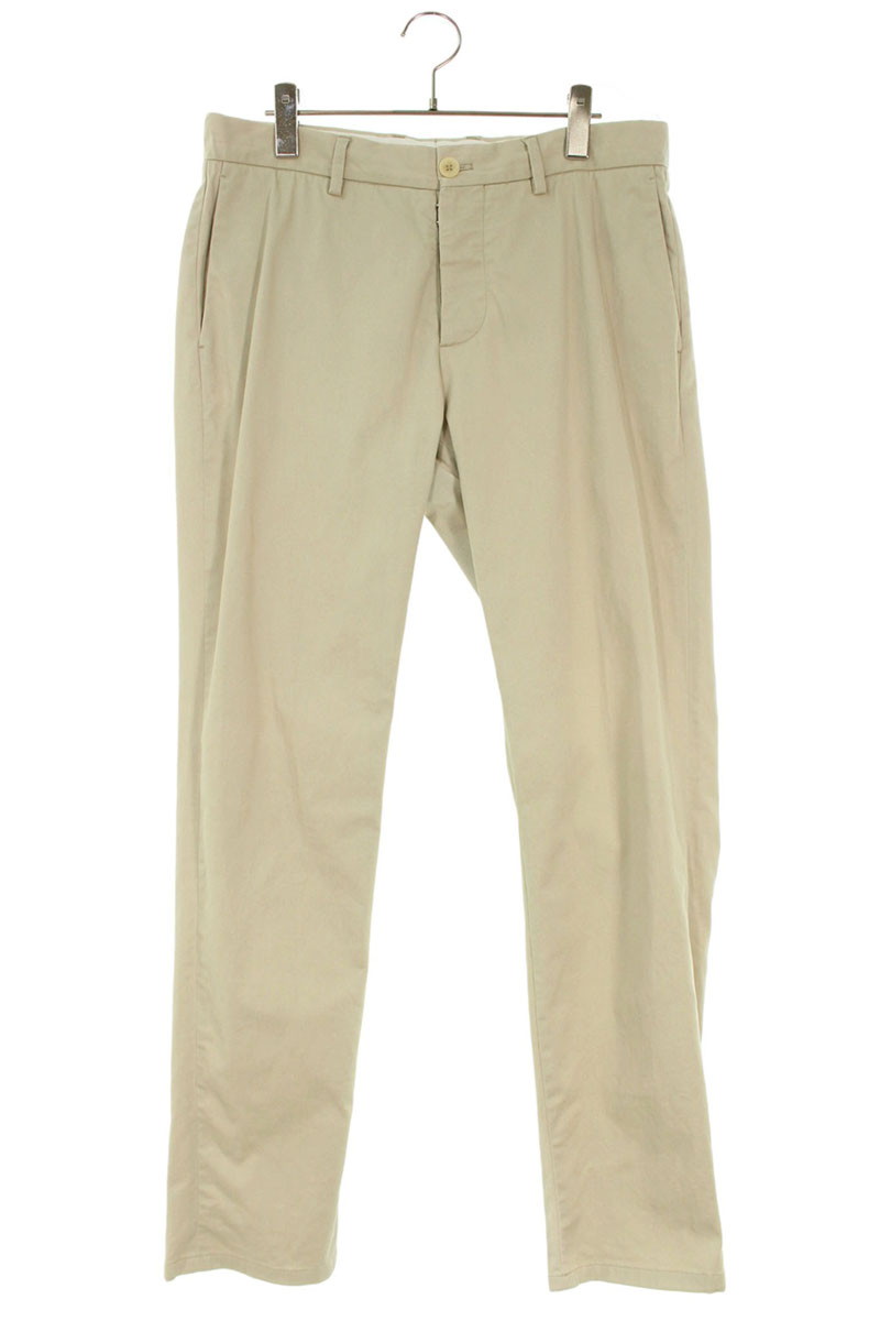 メゾンマルジェラ Maison Margiela　 サイズ:48 18SS S50KA0402 コットンロングパンツ(ベージュ)【101062】【BS99】【メンズ】【中古】bb356#rinkan*B