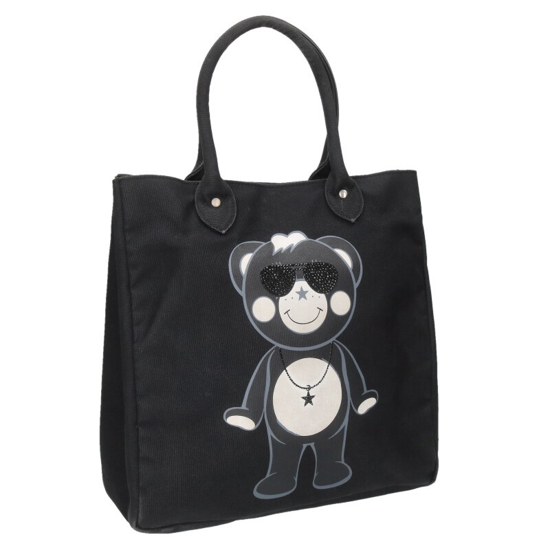 タンタ TANTA　 Chappy Tote チャッピースタースワロフスキートートバッグ(ブラック)【412152】【BS99】【小物】【中古】bb30#rinkan*B